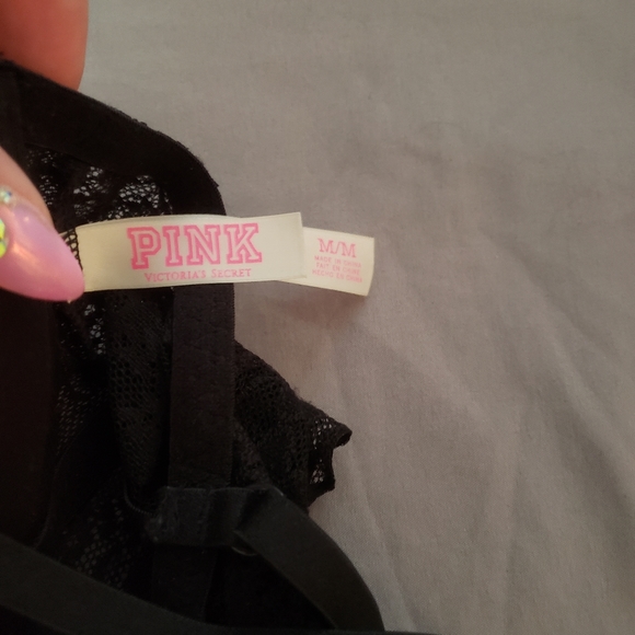 Victoria's Secret PINK Black lace bralette - Picture 4 of 4
